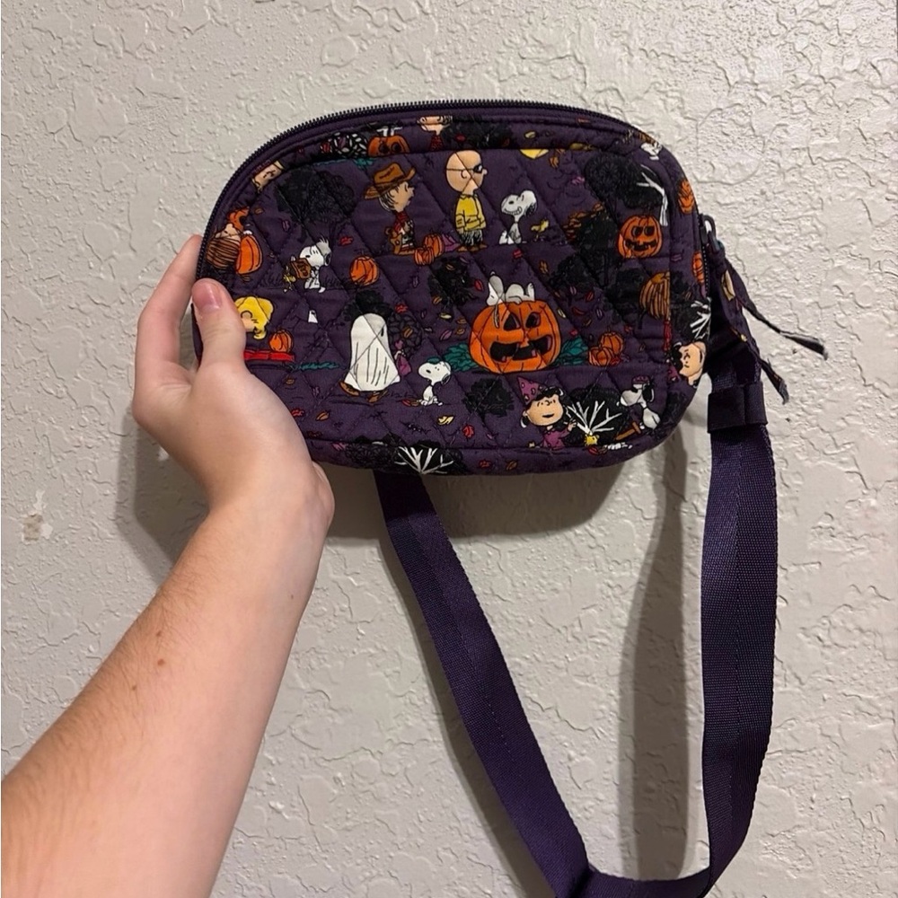 Vera Bradley Peanuts Halloween Cube Belt Bag